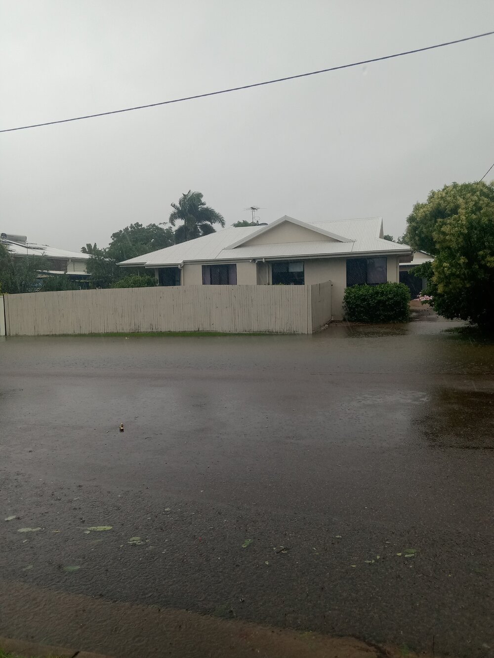 52A Philp Street. Hermit Park during the weather event. Townsville, 2 January 2025