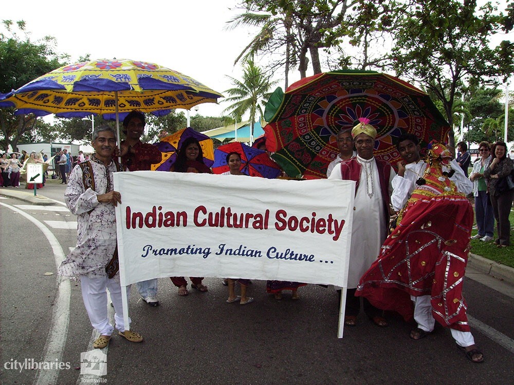 Indian Cultural Society in the Tropigo Carnival parade at Cultural Fest, The Strand, Townsville, 18 August 2007