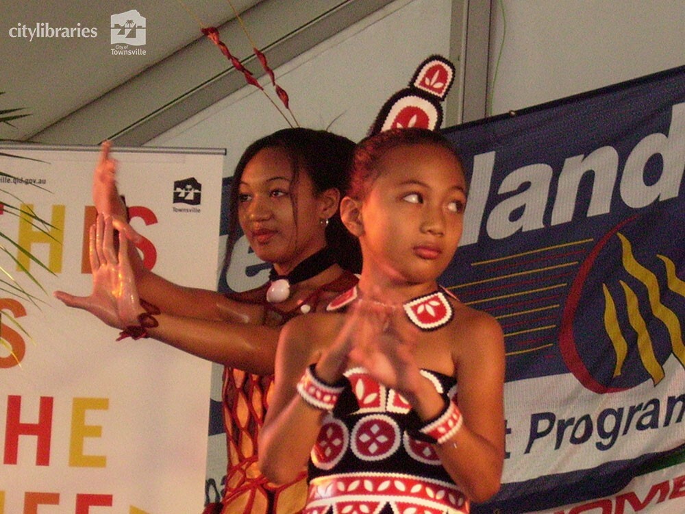 Performers in the Cultural Fest, Strand Park, Townsville, 18 August 2007