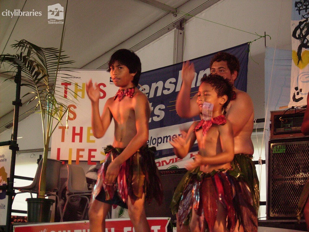 Performers in the Cultural Fest, Strand Park, Townsville, 18 August 2007