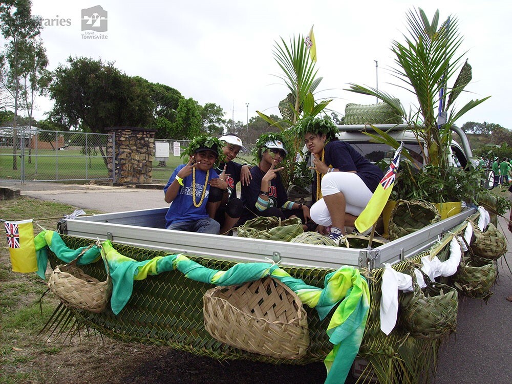 Niue Island Group in the Tropigo Carnival parade at Cultural Fest, The Strand, Townsville, 18 August 2007