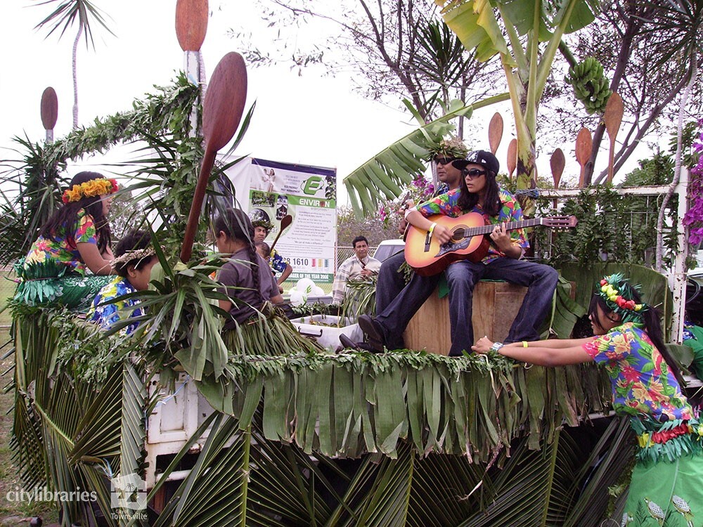 Performers in the Tropigo Carnival parade at Cultural Fest, The Strand, Townsville, 18 August 2007