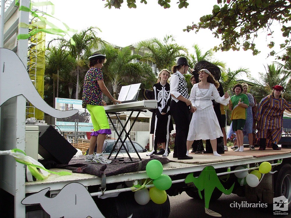 Performers in the Tropigo Carnival parade at Cultural Fest, The Strand, Townsville, 18 August 2007