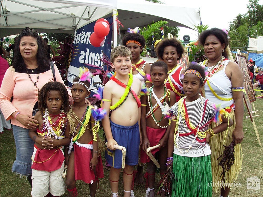 Papua New Guinea group at Cultural Fest, Strand Park, Townsville, 19 August 2007