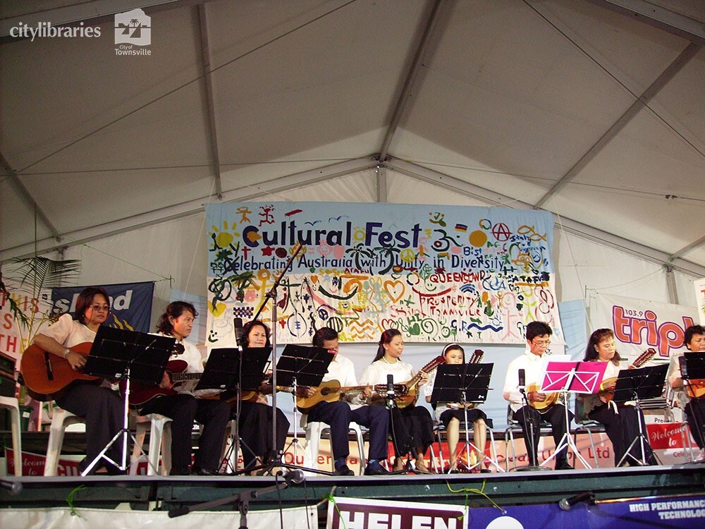 Filipino Australian Affiliation of NQ Rondalla at Cultural Fest, Strand Park, Townsville, 19 August 2007