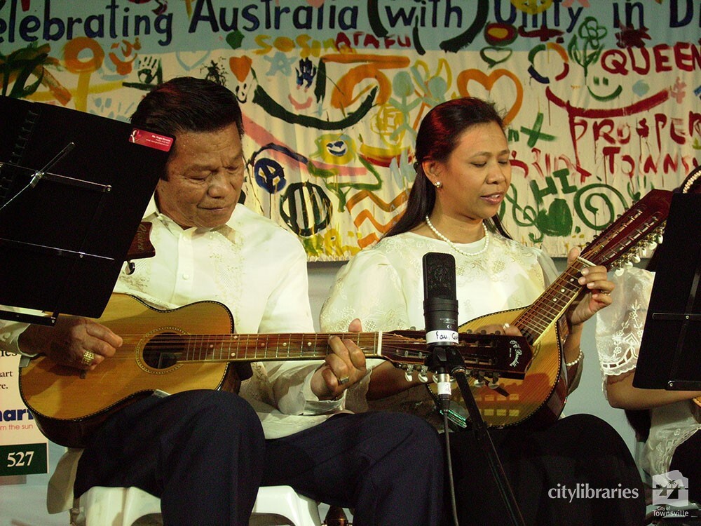 Filipino Australian Affiliation of NQ Rondalla at Cultural Fest, Strand Park, Townsville, 19 August 2007