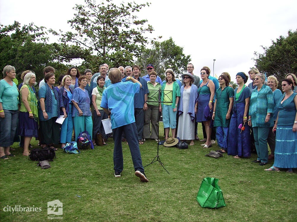Aquapella World Music Choir at Cultural Fest, Strand Park, Townsville, 19 August 2007