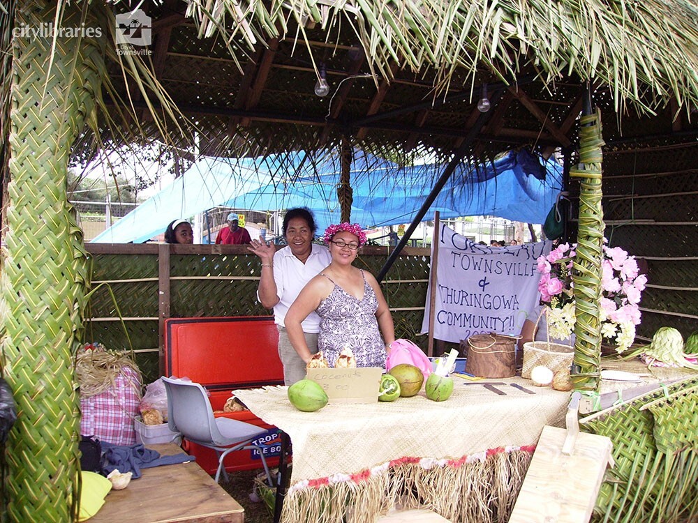 Tokelau Townsville &amp; Thuringowa Community market stall at Cultural Fest, Strand Park, Townsville, 19 August 2007