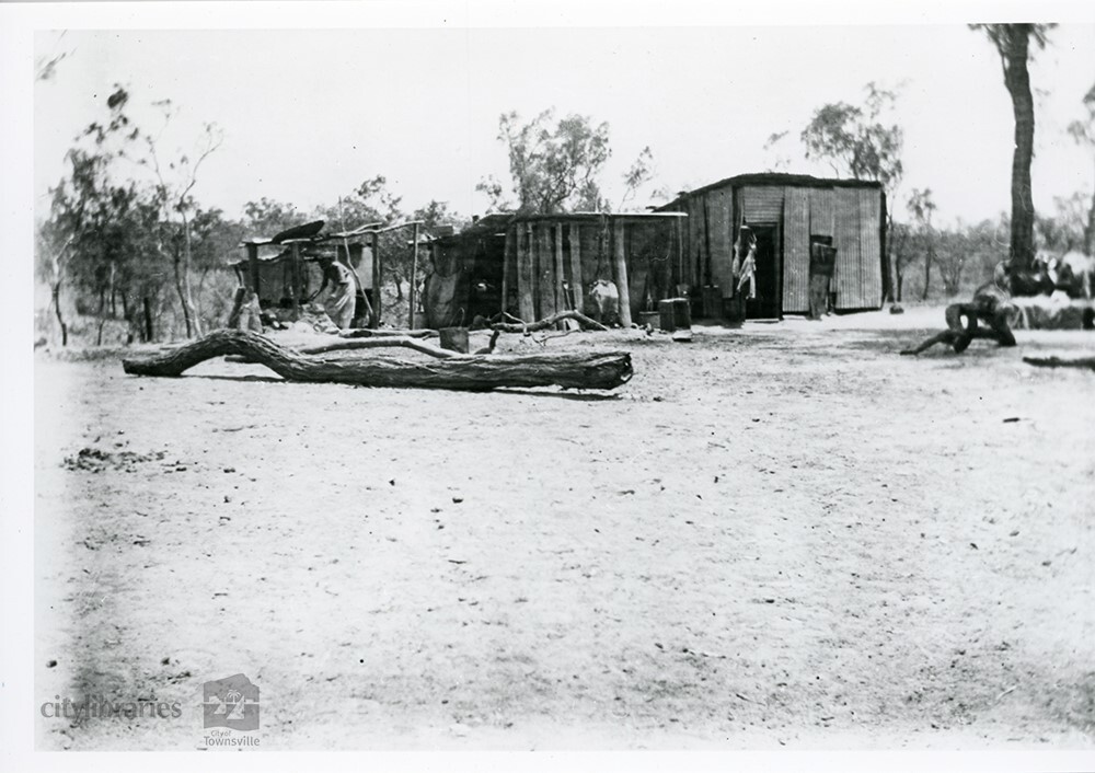 Bush dwelling, Townsville, n.d