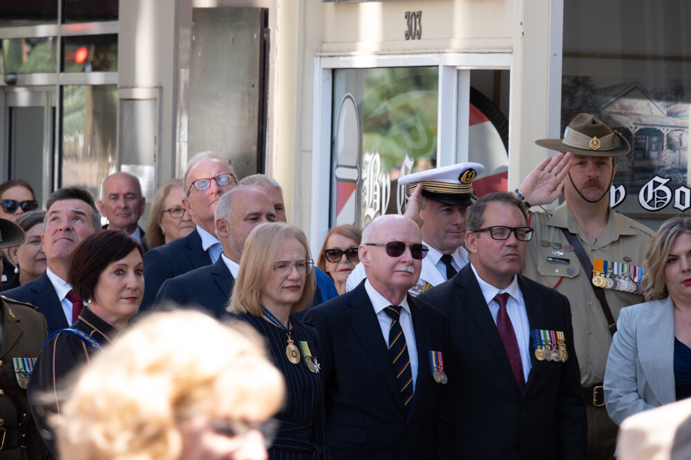 VP80 re-enactment of the war is over speech, Townsville City, Townsville, 15 August 2025