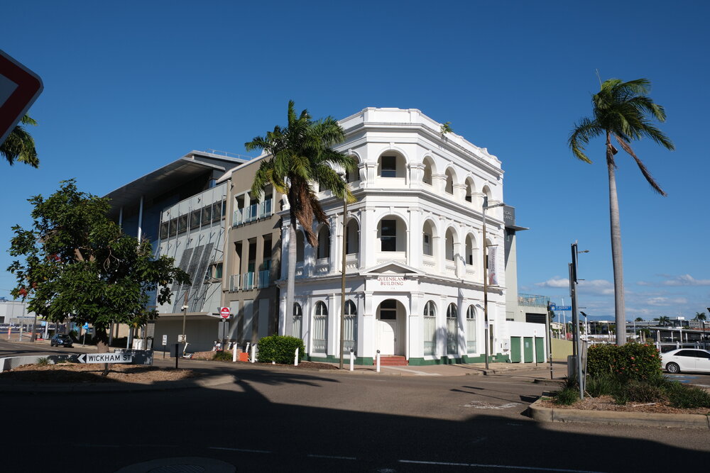 Queensland Building, corner of Flinders and Wickham Streets, Townsville City, Townsville, 10 August 2025