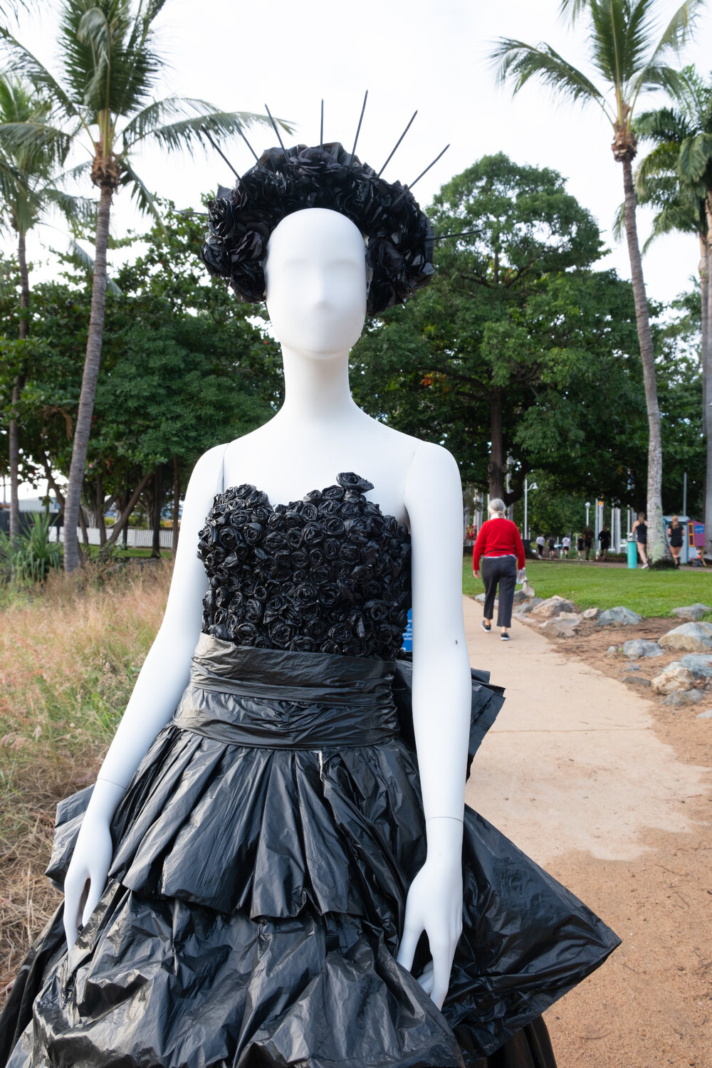 Art display at Ephemera 2025, the Strand, Townsville, 25 July 2025