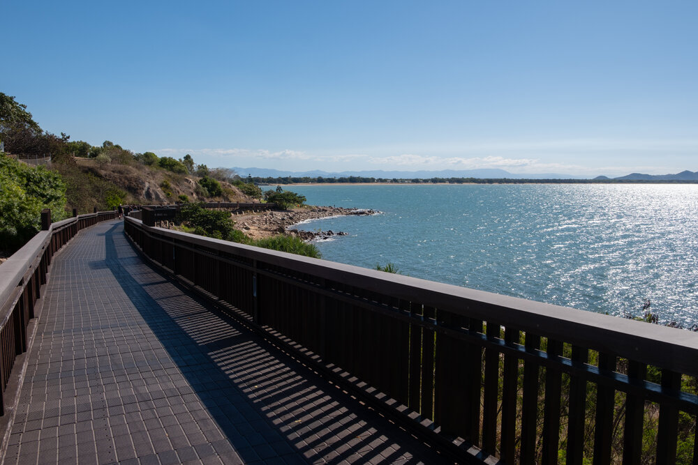 Kissing Point boardwalk, North Ward, Townsville, 16 August 2025