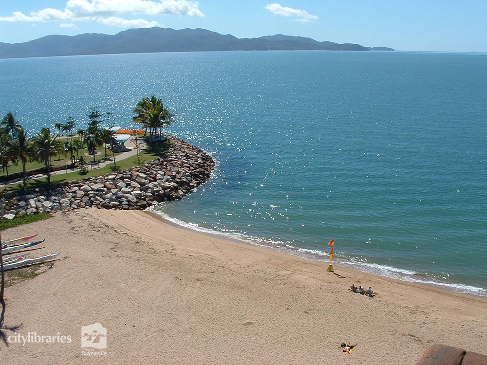View of Strand beach and Magnetic Island, Townsville, [2004]