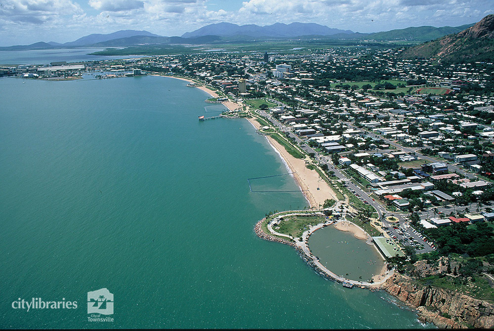 Aerial view of The Strand and the Rockpool, Townsville, [2006]