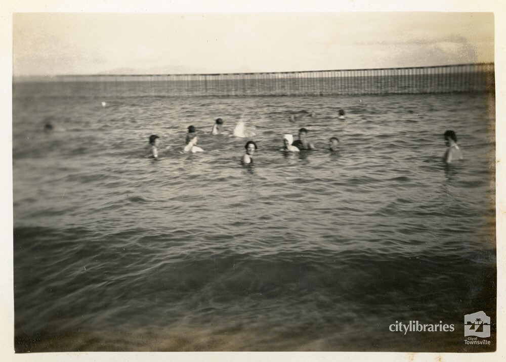 Doris, Bill, Leo, Dick at Picnic Bay, Magnetic Island, 18 November 1945