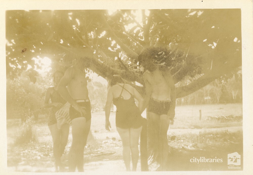 Jean Mac, Bill, Marge and Leon, Magnetic Island, ca. 1945