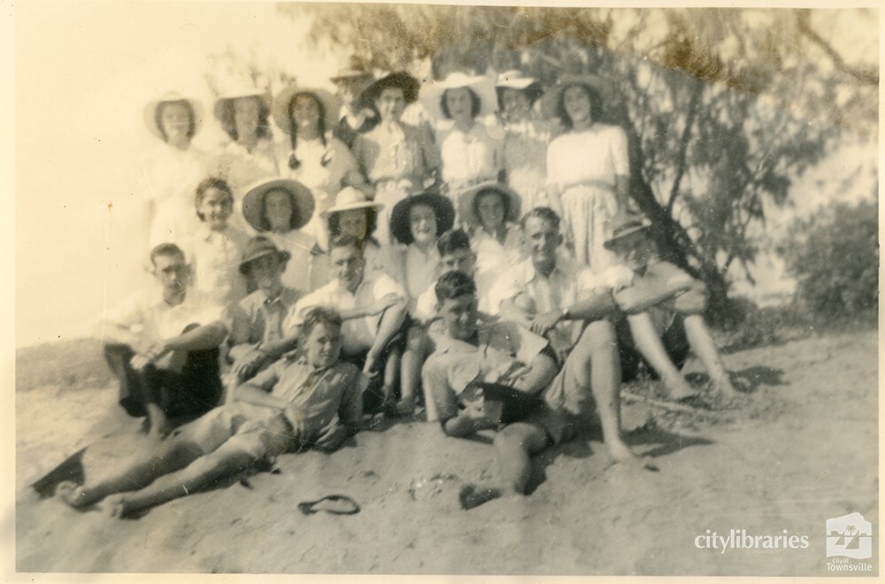 Group photograph, May Day, Townsville, 1 May 1945