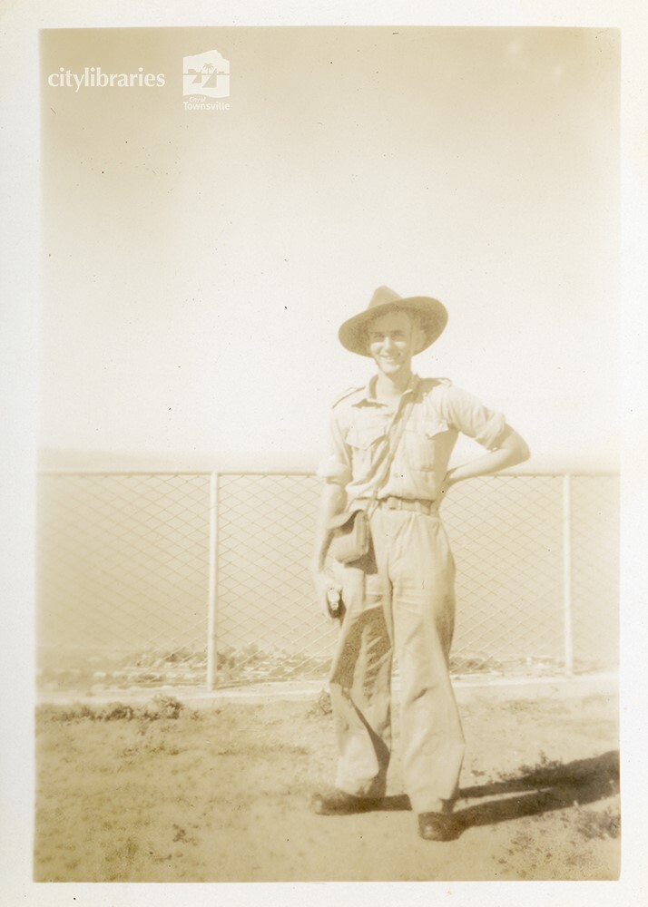 Ron Munro on Castle Hill, Townsville, 17 February 1946