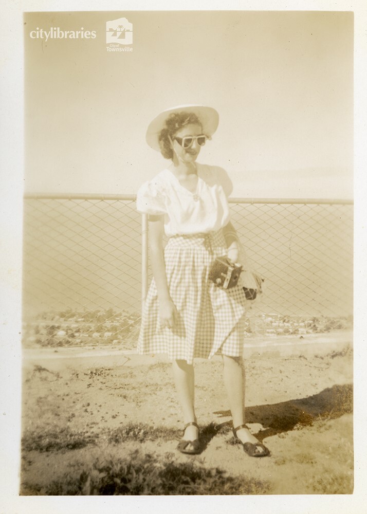 Erica Fitz on Castle Hill, Townsville, 17 February 1946