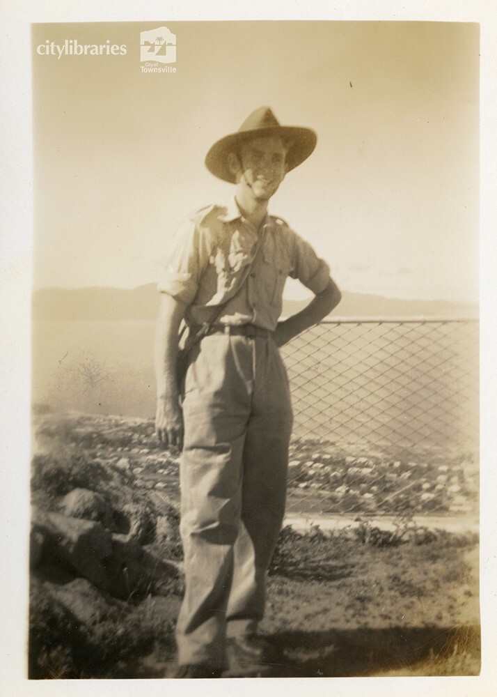 Ron Munro on Castle Hill, Townsville, 17 February 1946
