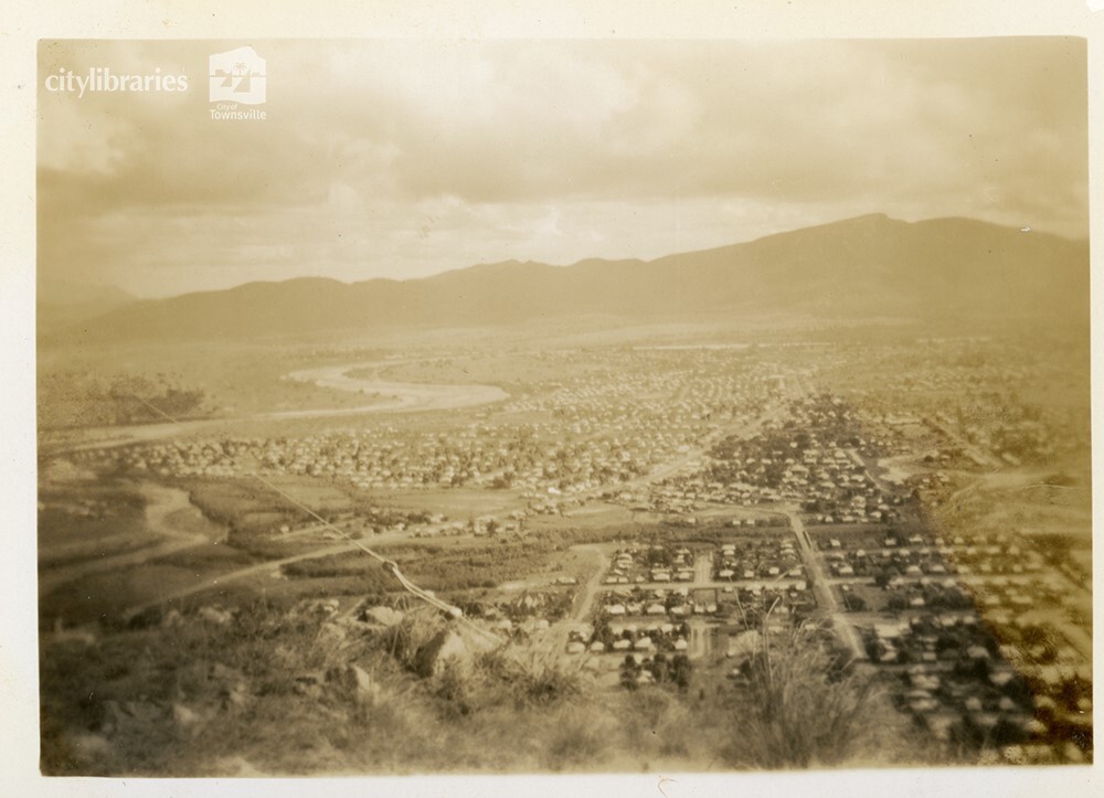 View of Townsville from Castle Hill, Townsville, 17 February 1946
