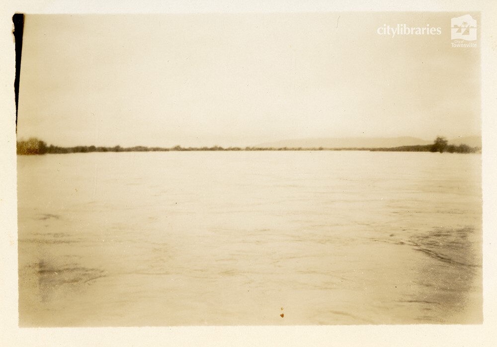 Ross River in flood, Townsville, 10 February 1946