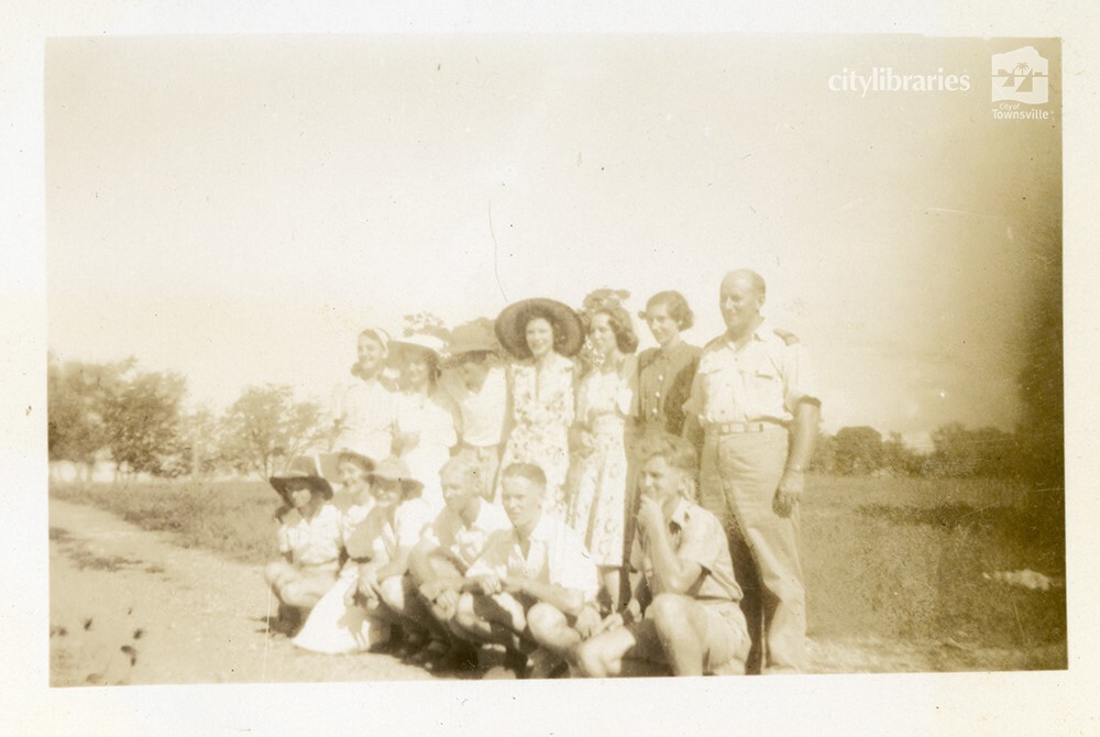 Group at Robertson Park, Pallarenda, Townsville, ca. 1946