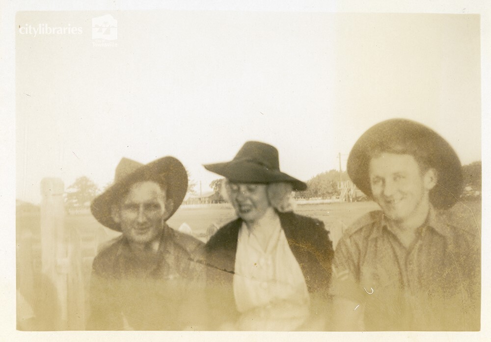 Bill, Les and Les, Townsville, ca. 1946