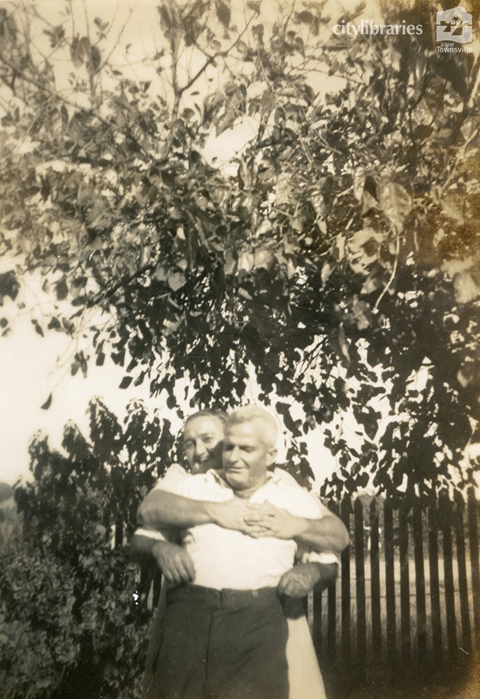 Mother and father of Grace Burgess (Matthews), Townsville, ca. 1946