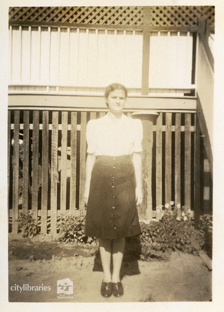 Sister of Grace Burgess (Matthews), Jean, Townsville, ca. 1946