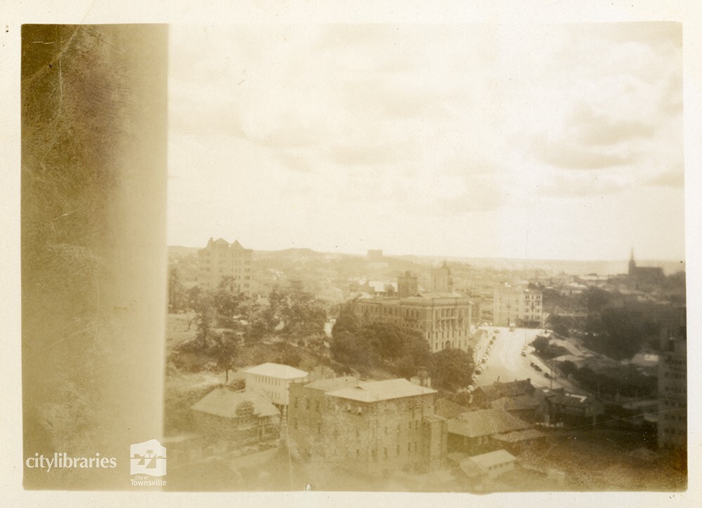 View of Brisbane from clock tower, Brisbane, 1946