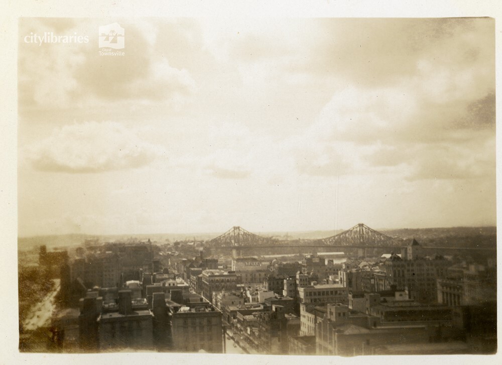 The Story Bridge, taken from the clock tower, Brisbane, 1946