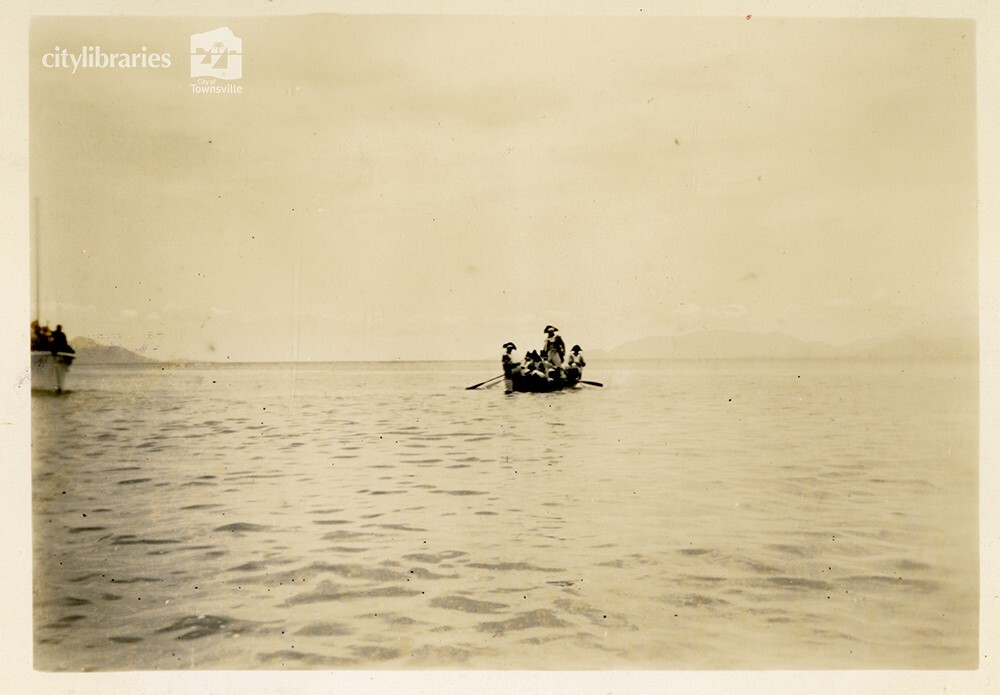 Re-enactment of the landing of Captain Cook, Picnic Bay, Magnetic Island, 1947
