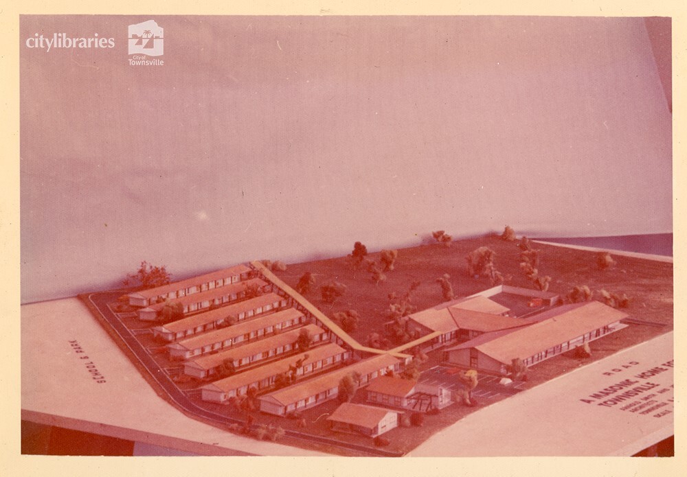 Architectural model of the Masonic Home for the Aged, Townsville, 1977