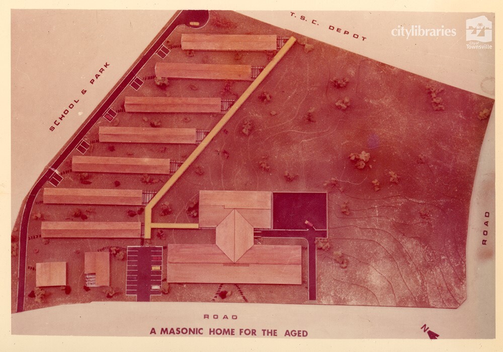 Architectural model of the Masonic Home for the Aged, Townsville, 1977