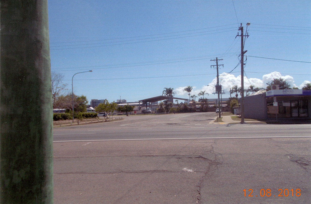 View down Tenth Avenue from Boundary Street, 12 August, 2018.