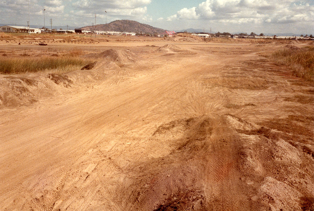 Soil borrow pits near north western boundary of proposed lake development, Townsville, 1984
