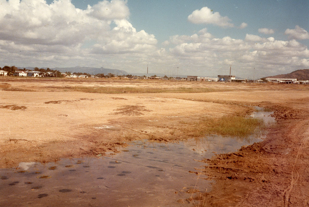 Low lying areas of proposed lake development area, Townsville, 1984