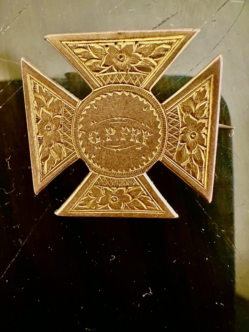 Fire Brigade badge, April 1897