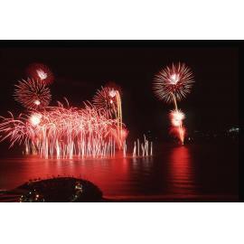 Fireworks at VP50 / Townsville City Council staff