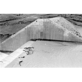 Spillway, Ross River Dam, Townsville, 4 January 1974