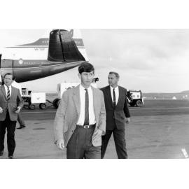 Prince Charles at the Townsville airport, 17th May, 1966. 