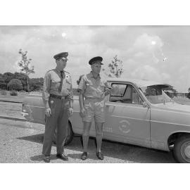 Community anti-vandal patrol, Police Constable Lee and Council Officer Weber, Townsville, 22 November 1969