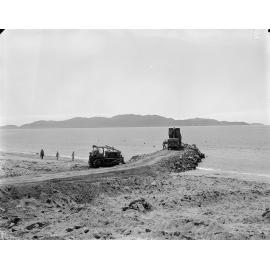 Coral Sea Memorial Rockpool under construction, Townsville Strand, 28 July 1968