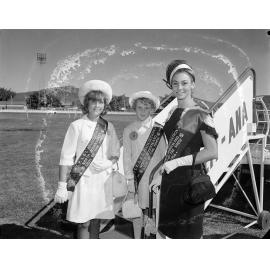 Winners in three sections of the Lady of the Show competition, Townsville, 6th July 1966