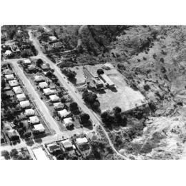 Aerial view of Belgian Gardens School, Belgian Gardens, Townsville, 3 August 1970