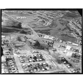 Aerial view of The Causeway, Townsville, 1970