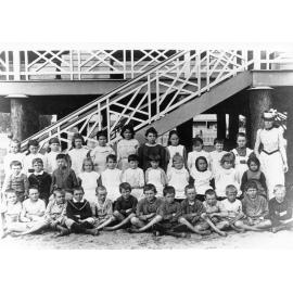 Class and teacher, Central School, Townsville, ca.1895. 