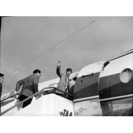 Prince Charles leaving Townsville, 17th May, 1966. 